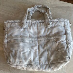 Zara Gingham Diaper Bag